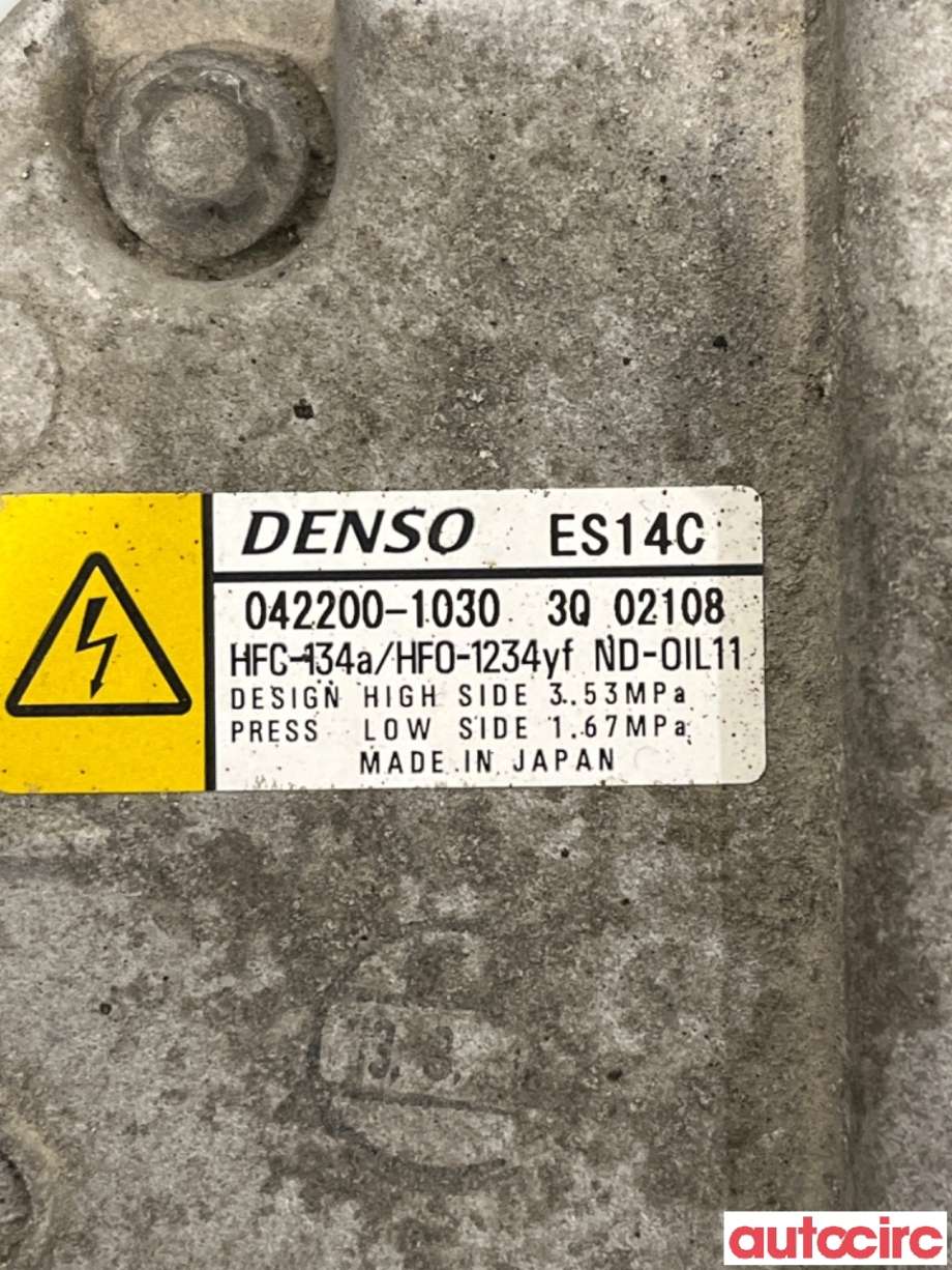 Aircondition kompressor til Toyota Prius +7 2012-2020 (Type III) (stasjonsvogn) (stasjonsvogn) (TOYOTA|8837047032|042200-1030|)