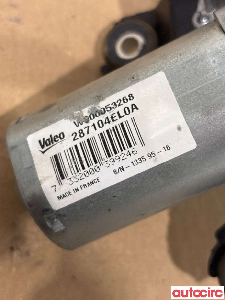 Viskermotor bakrute til Nissan Qashqai 2014-2021 (Type II)  (NISSAN|287104EL0A|W000053268)