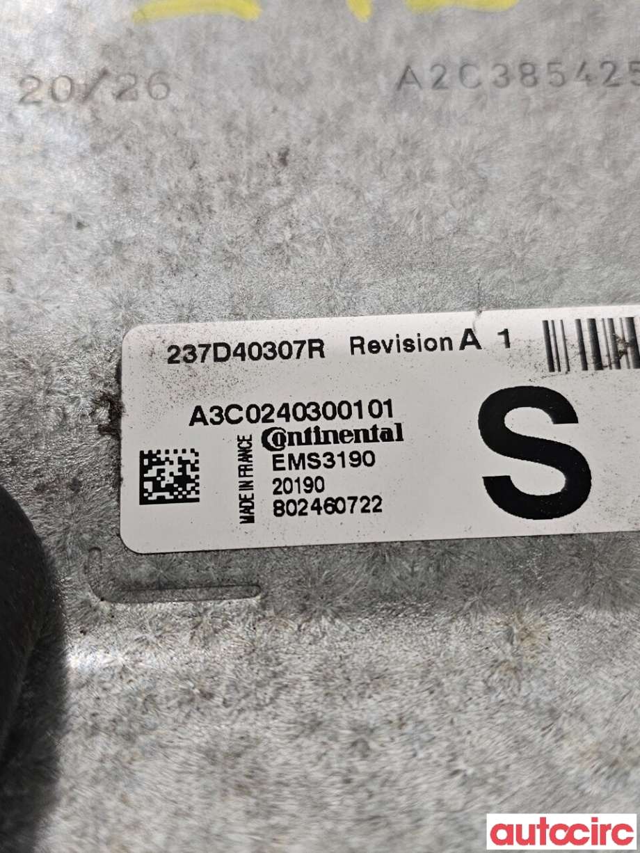 Styreenhet diverse til Renault Zoe 2013-2019 (Fase 1)  (RENAULT|237D40400R|237D40307R)