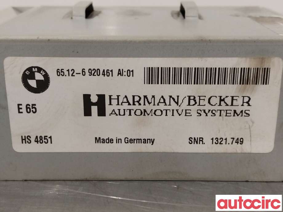 Bilstereo forsterker til BMW 5-Serie 2003-2010 (E60/E61) (E60/E61) (BMW|65126920461)