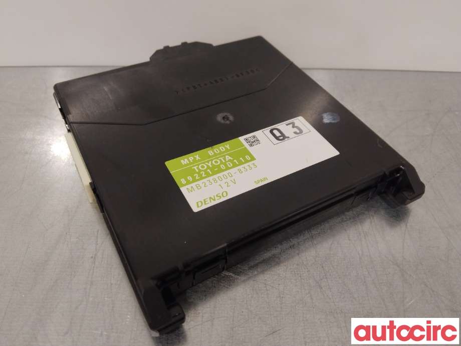Styreenhet diverse til Toyota Yaris 2012-2014 (Type III, Fase 1)  (TOYOTA|892200D050|89221-0D110)