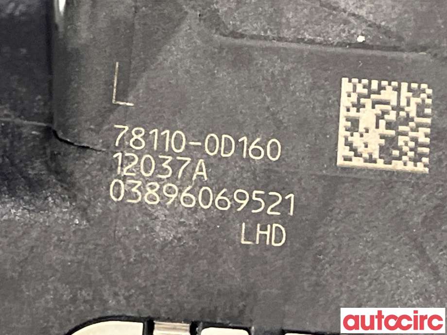 Pedal gass til Toyota Yaris 2012-2014 (Type III, Fase 1)  (TOYOTA|781100D160)