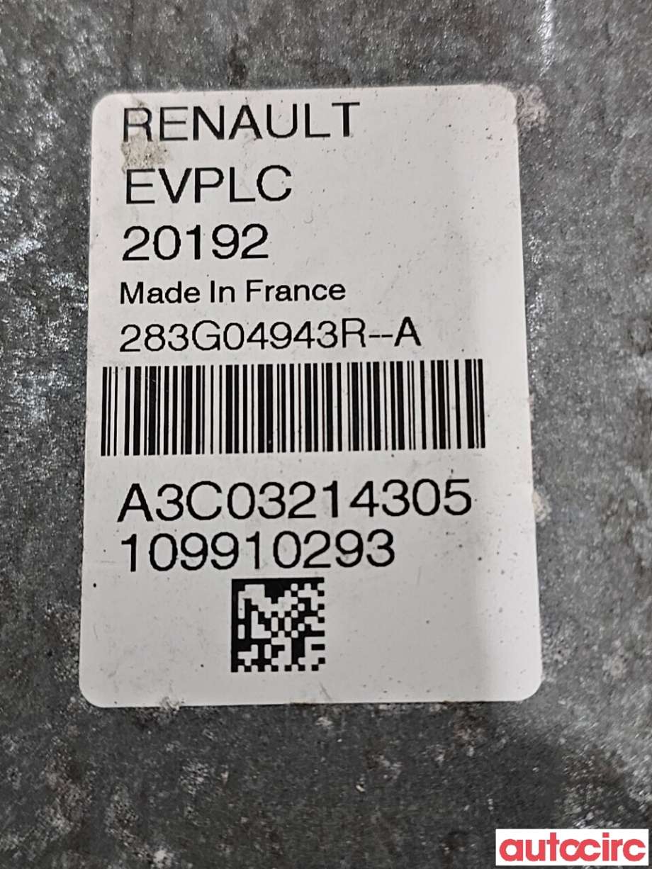 Styreenhet diverse til Renault Zoe 2013-2019 (Fase 1)  (RENAULT|283G00940R)