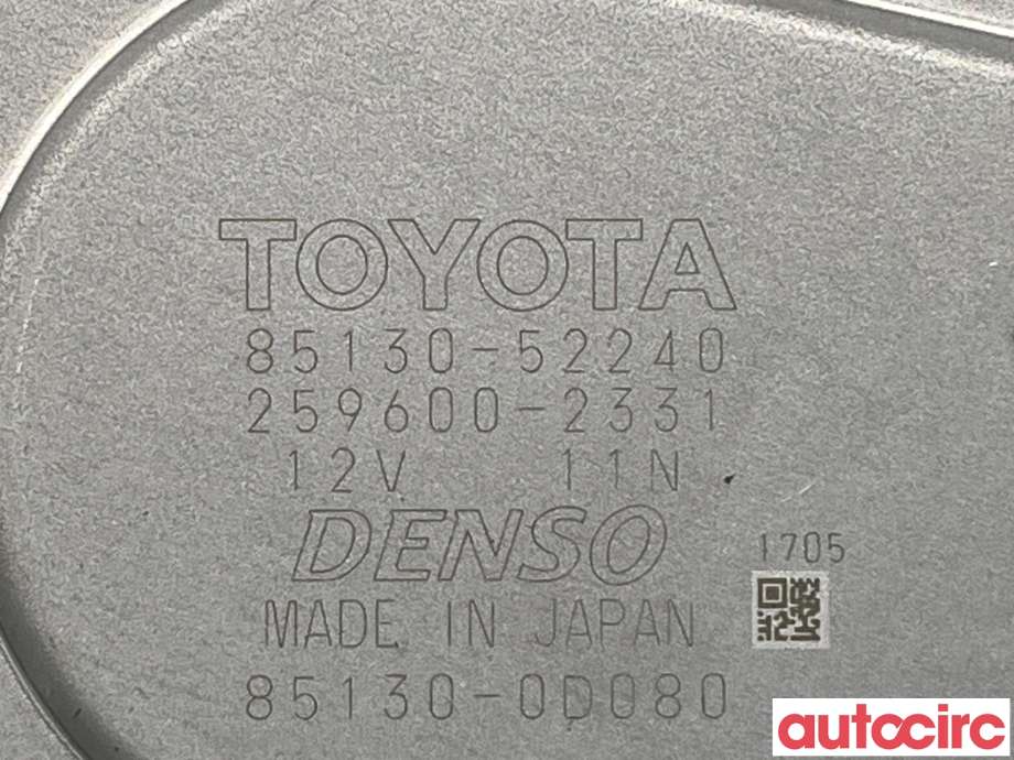 Viskermotor bakrute til Toyota Yaris 2012-2014 (Type III, Fase 1)  (TOYOTA|851300D080)