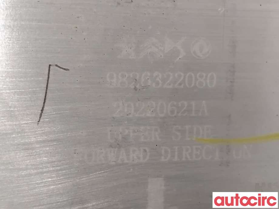 Diverse deler til Peugeot 208 2019-->> (Type II)  (PEUGEOT|9826322080|)