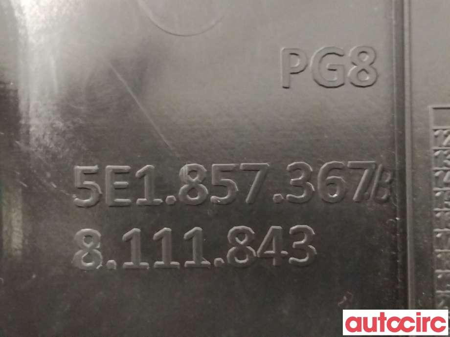 Diverse deler til Škoda Octavia 2017-2020 (Type III, Fase 2) (SKODA|5E1857367B)