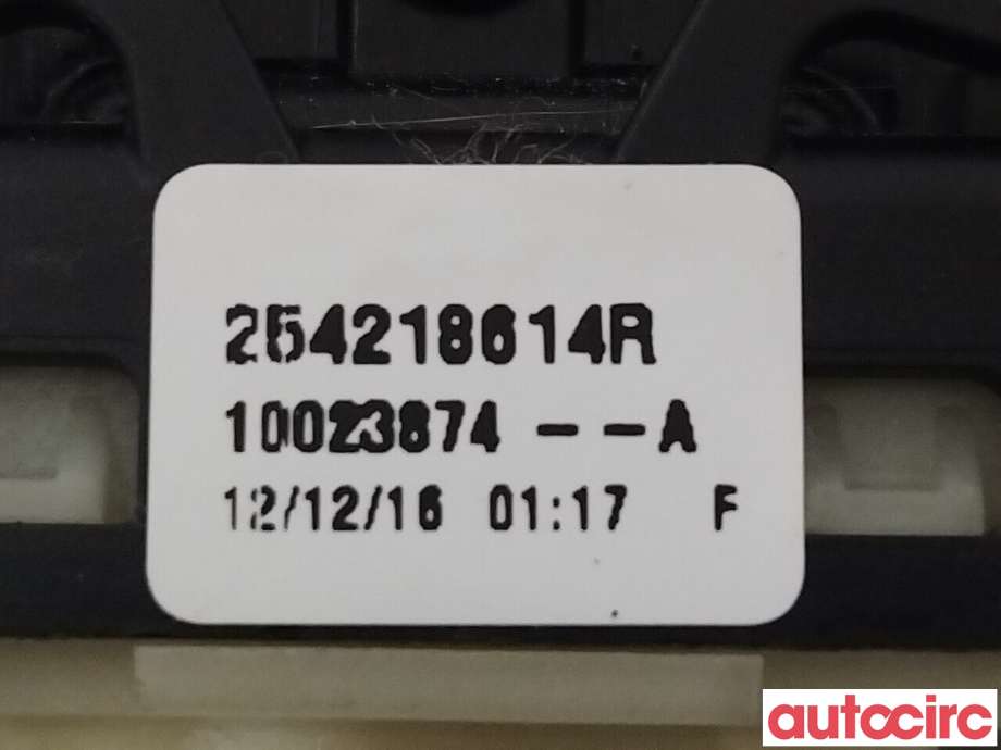 Bryter ruteheis til Renault Zoe 2013-2019 (Fase 1)  (RENAULT|254218614R|)