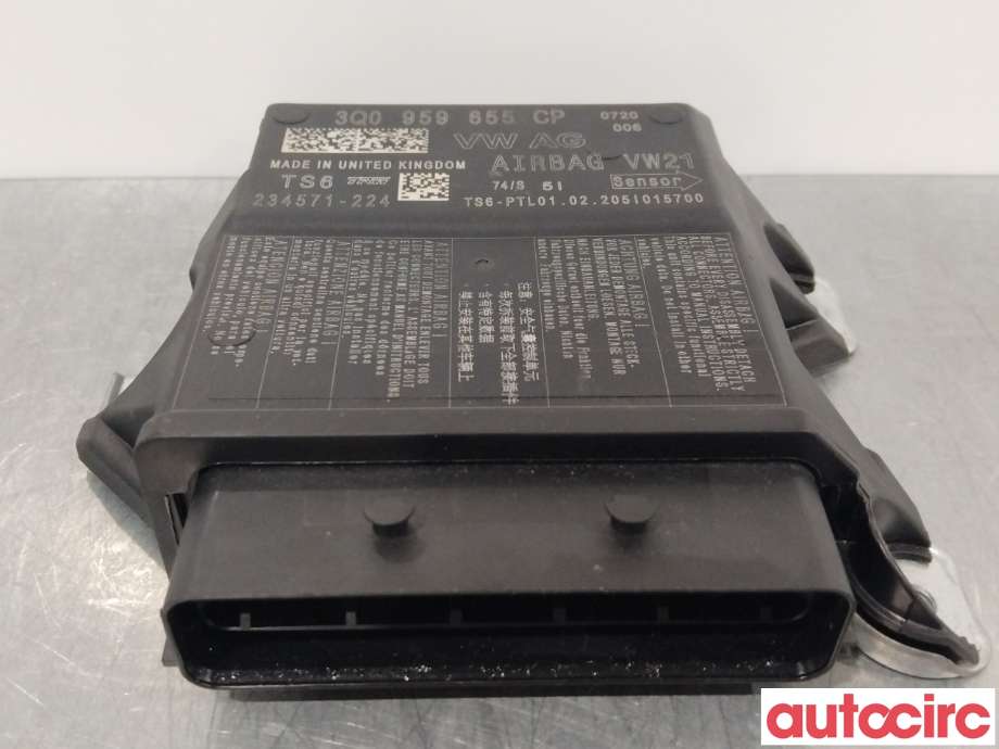 Airbag elektronikk til Škoda Octavia 2017-2020 (Type III, Fase 2) (SKODA|3Q0959655CP)