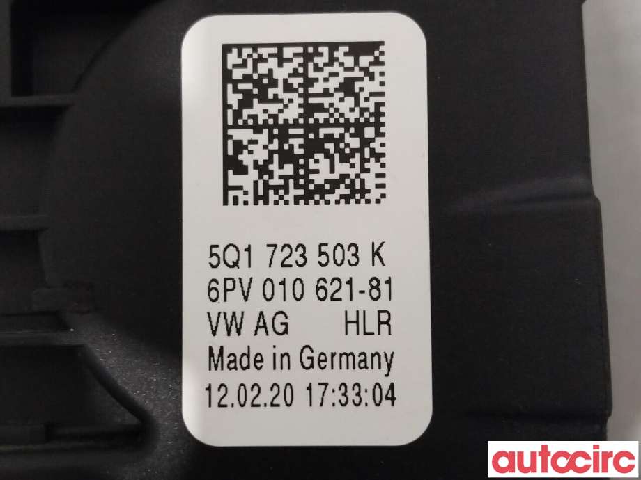 Pedal gass til Škoda Octavia 2017-2020 (Type III, Fase 2)  (SKODA|5Q1723503H|5Q1723503K)