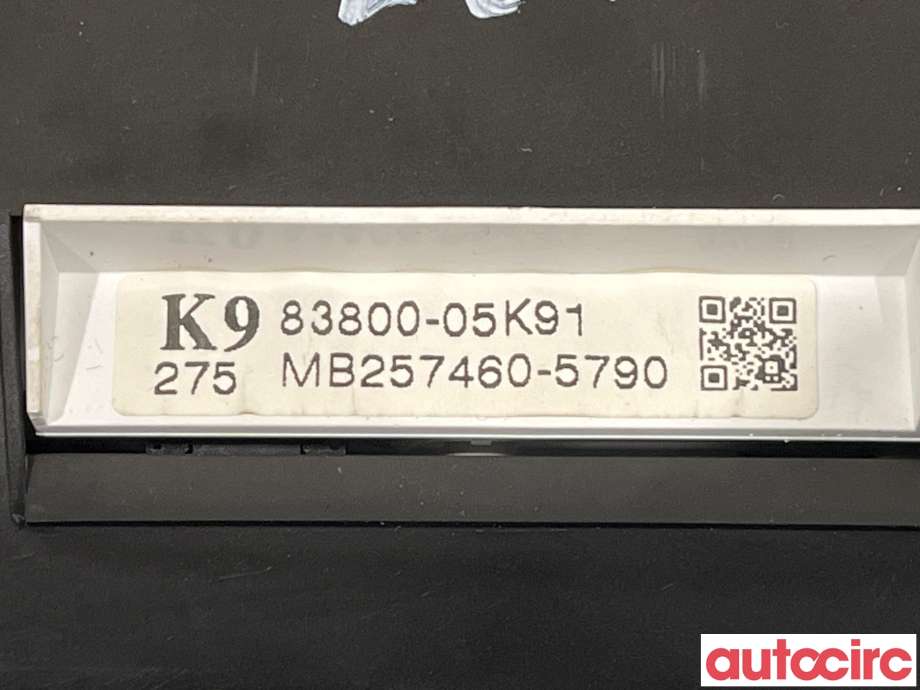 Instrumentpanel til Toyota Avensis 2009-2015 (Type III, Fase 1) (TOYOTA|8380005K91)