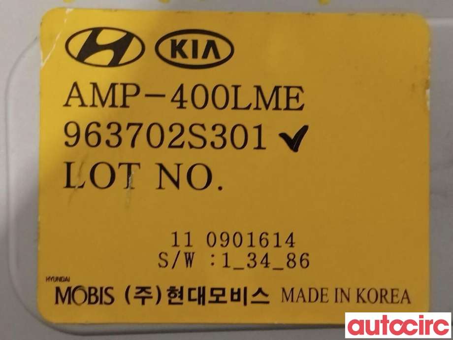 Bilstereo forsterker til Hyundai Ix35 2010-2015  (HYUNDAI|963702S300|963702S301)