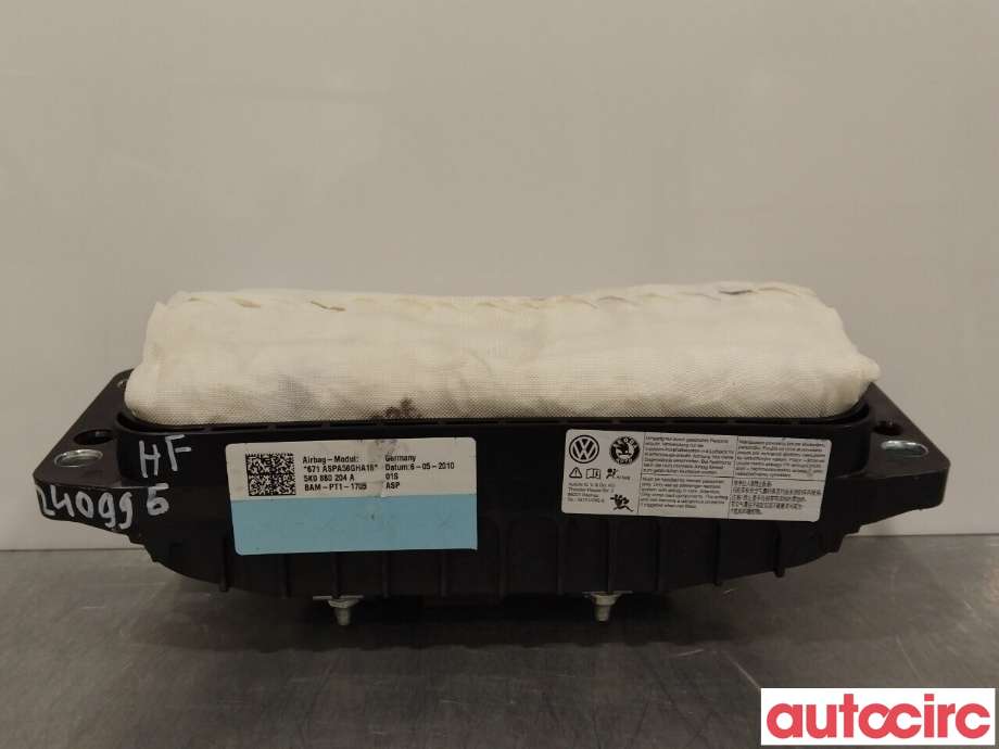 Airbag passasjer til VW Scirocco 2008-2013  (VOLKSWAGEN|5K0880204A)