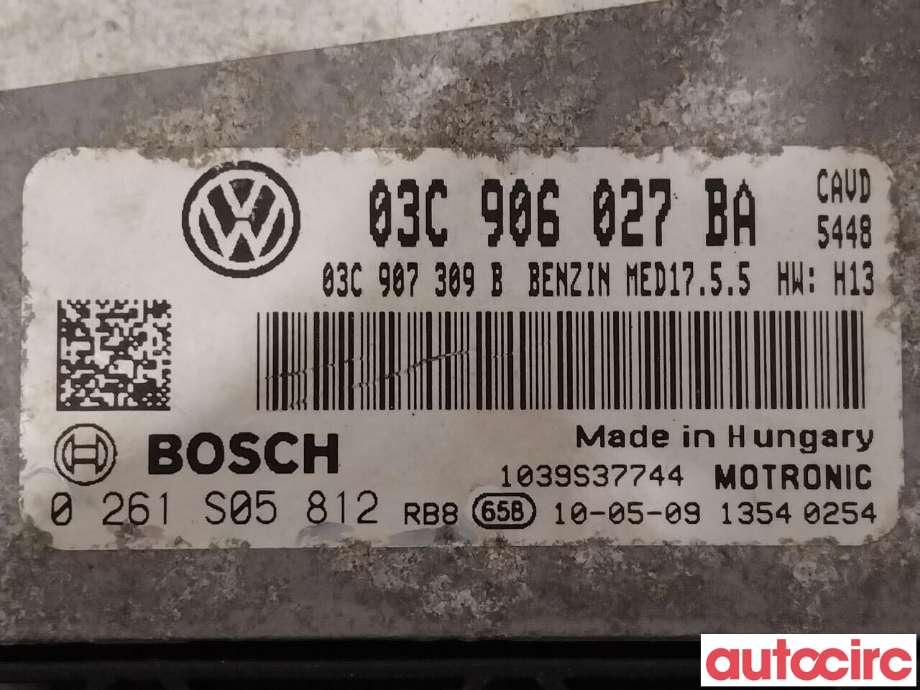Styreenhet motor til VW Scirocco 2008-2013  (VOLKSWAGEN|03C906027BA)