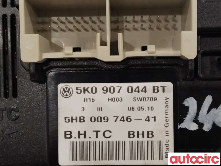Varmeapparat betjening til VW Scirocco 2008-2013  (VOLKSWAGEN|5K0907044GK|5K0907044BT)
