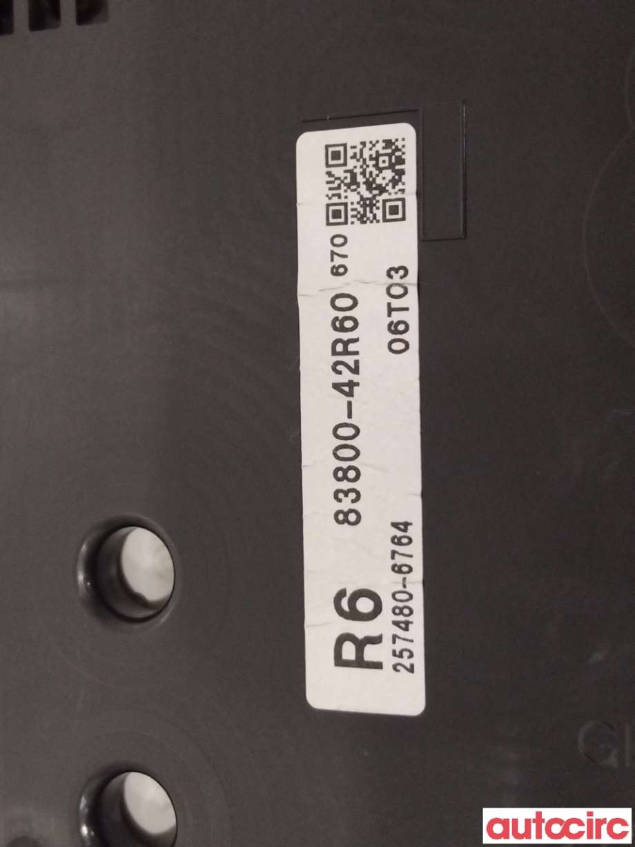 Instrumentpanel til Toyota RAV4 2016-2019 (Type IV, Fase 2)  (TOYOTA|8380042R60)