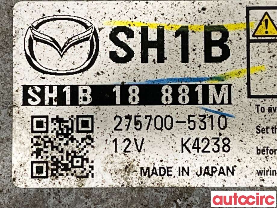Styreenhet motor til Mazda CX-5 2012-2017 (Type I) (MAZDA|SHY4-18-881M|275700-5310|SH1B18881M)