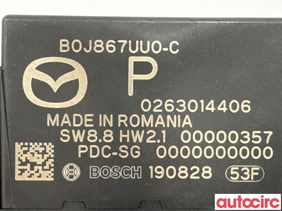 Styreenhet parkering til Mazda CX-30 2020-->>  (MAZDA|BOJ8-67-UU0F|0263014406|B0J867UU0-C)