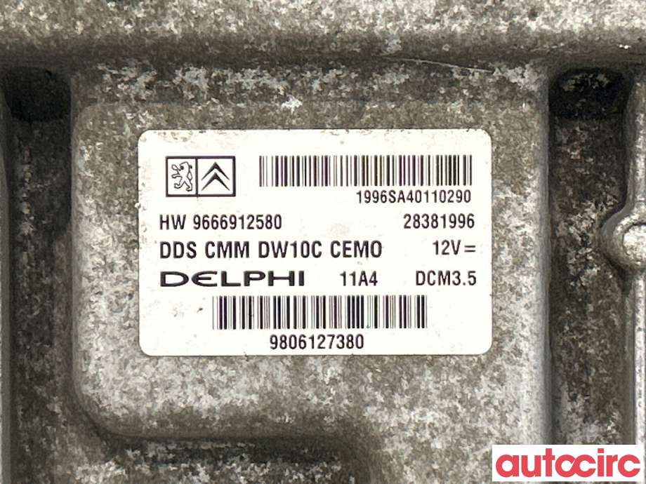 Styreenhet motor til Peugeot Expert 2007-2016 (Type II)  (PEUGEOT|1608402180|9666912580)