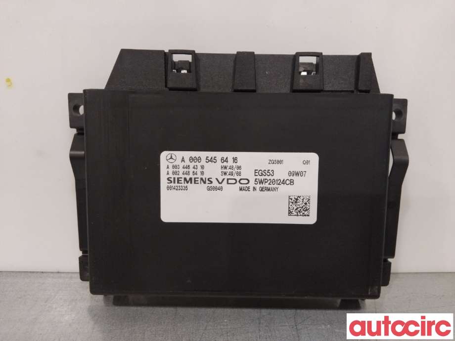 Styreenhet girkasse til Mercedes E-Klasse 2009-2013 (Fase 1) (W212) (W212) (MERCEDES|A0034464310|5WP20124CB|A0005456416)