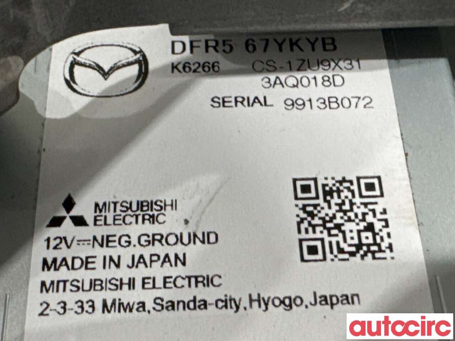 Styreenhet diverse til Mazda CX-30 2020-->>  (MAZDA|DN4J-67-YKYC|CS-IZU9X31|DFR567YKYB)