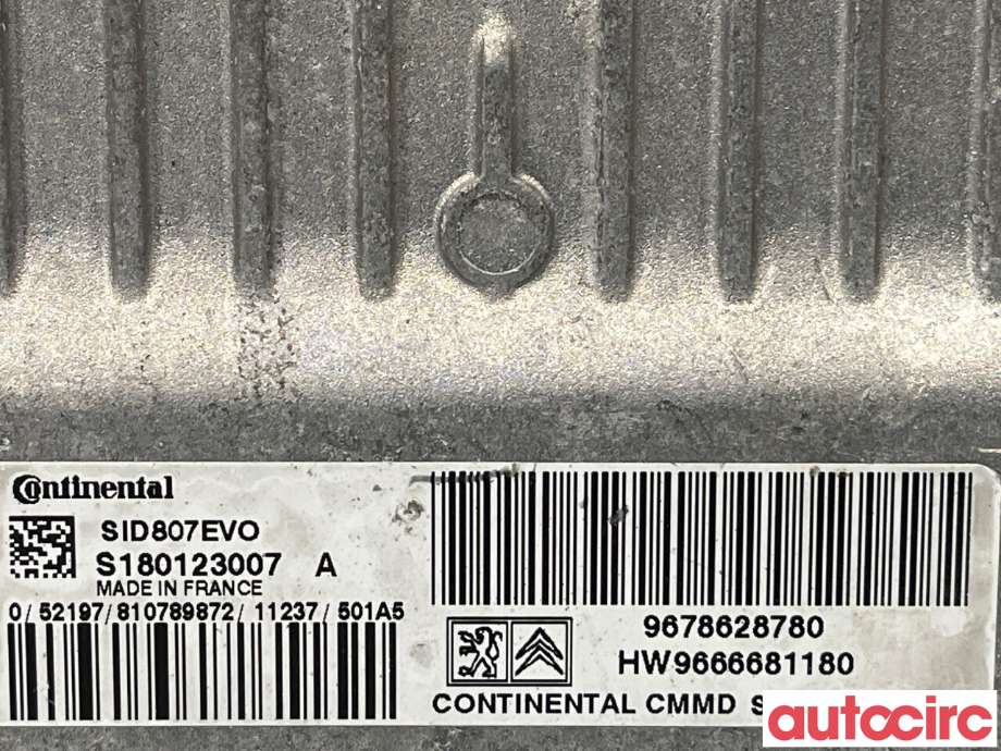 Styreenhet motor til Peugeot 308 2011-2013 (Type I, Fase 2) (PEUGEOT|1607488880|9678628780)