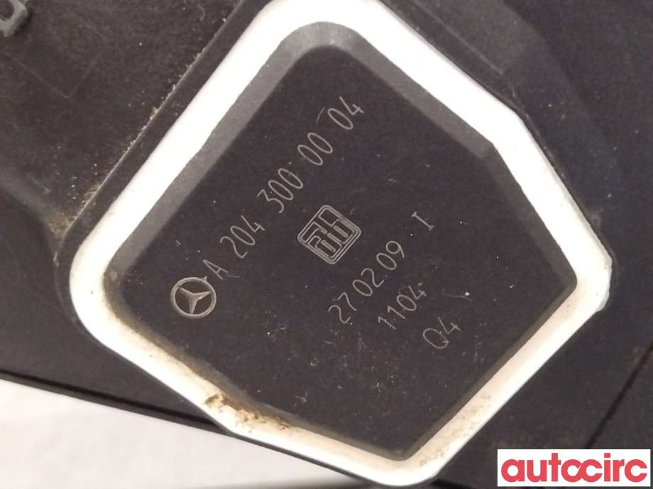 Pedal gass til Mercedes E-Klasse 2009-2013 (Fase 1) (W212) (W212) (MERCEDES|A2043000004|A2043000100)
