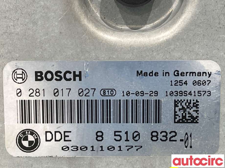 Styreenhet motor til BMW 3-Serie 2005-2011 (E90/E91/E92/E93) (E90/E91/E92/E93) (BMW|13618519672|0281017027|8510832)