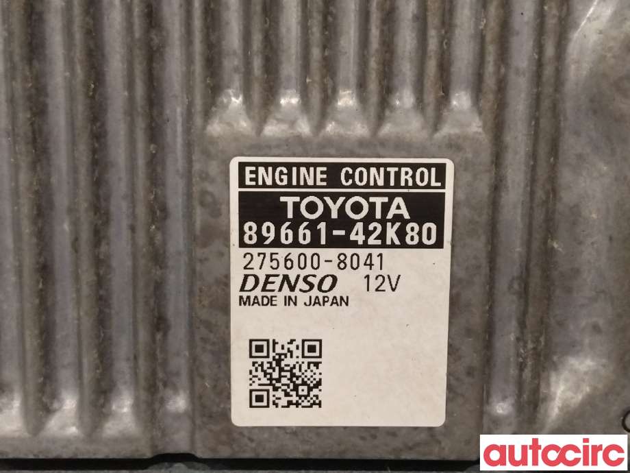 Styreenhet motor til Toyota RAV4 2016-2019 (Type IV, Fase 2)  (TOYOTA|8966142K80|275600-8041|89661-42K80)