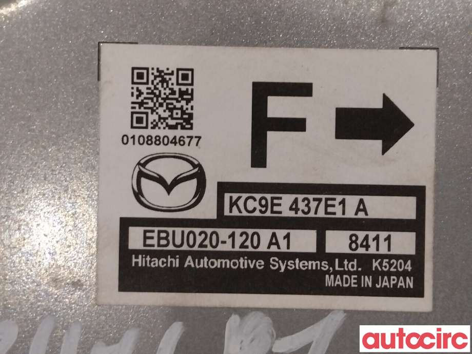 Styreenhet elektrisk parkbrems (EPB - Electric Parking Brake) til Mazda CX-5 2017-->> (Type II)  (MAZDA|KC9E437E1A|EBU020-120A1)