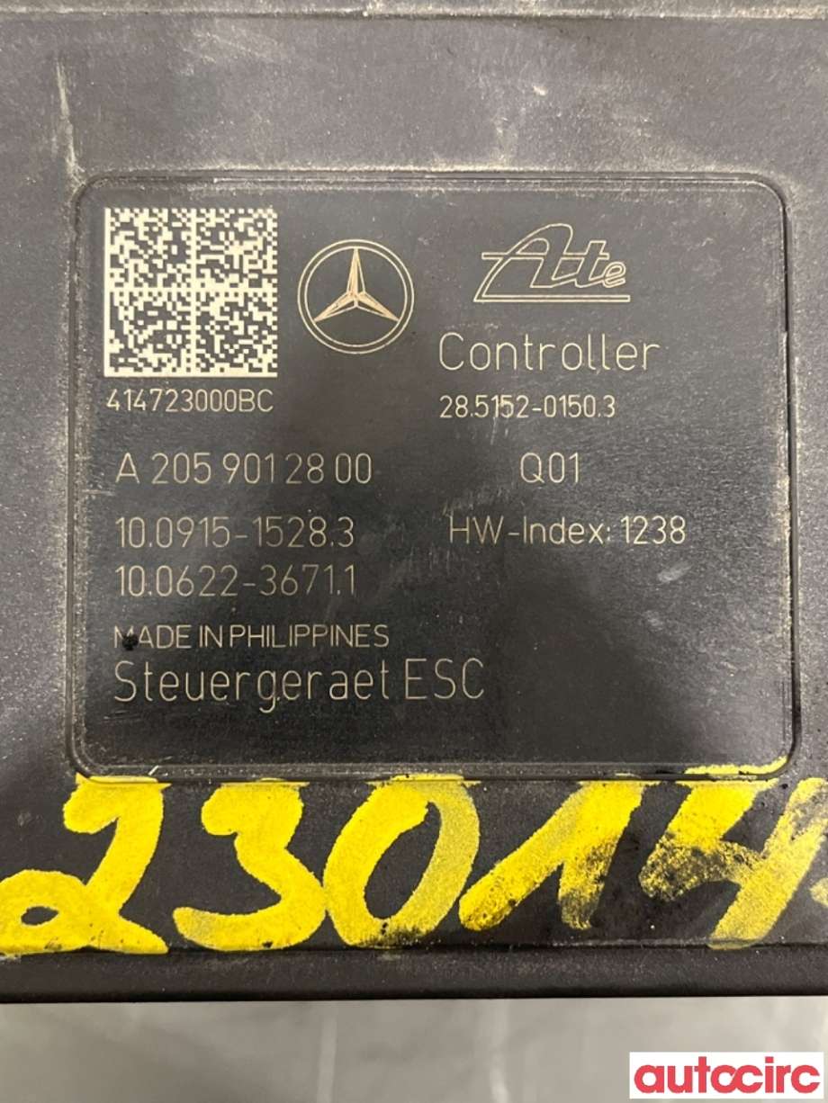 ABS sentral til Mercedes C-Klasse 2014-2018 (Fase 1) (W205) (W205) (MERCEDES|A2044310100|100915-15283|A2054313712)