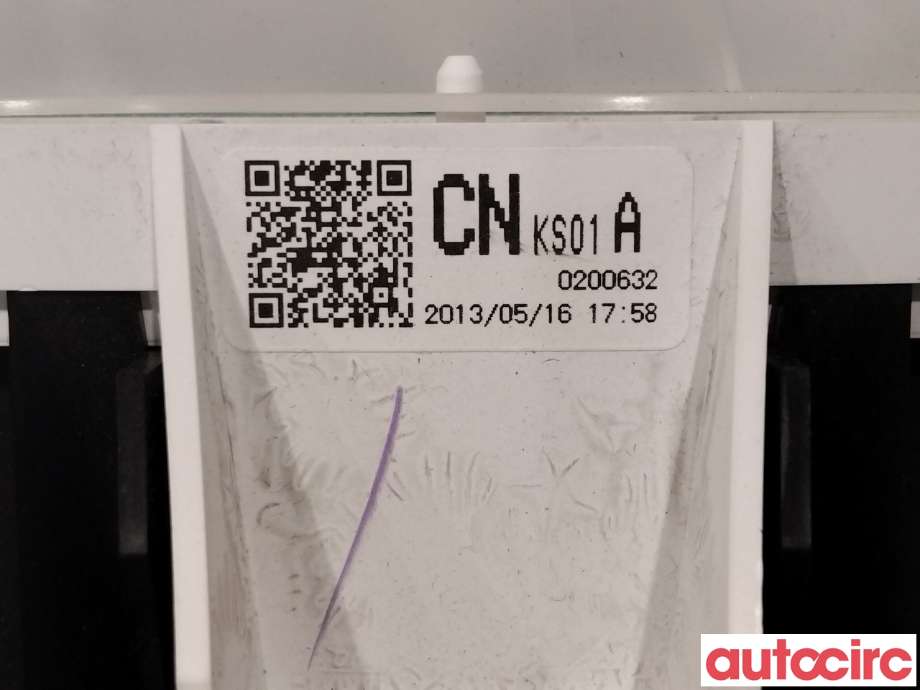Instrumentpanel til Mazda CX-5 2012-2017 (Type I)  (MAZDA|KS0155471A|KD4555430)