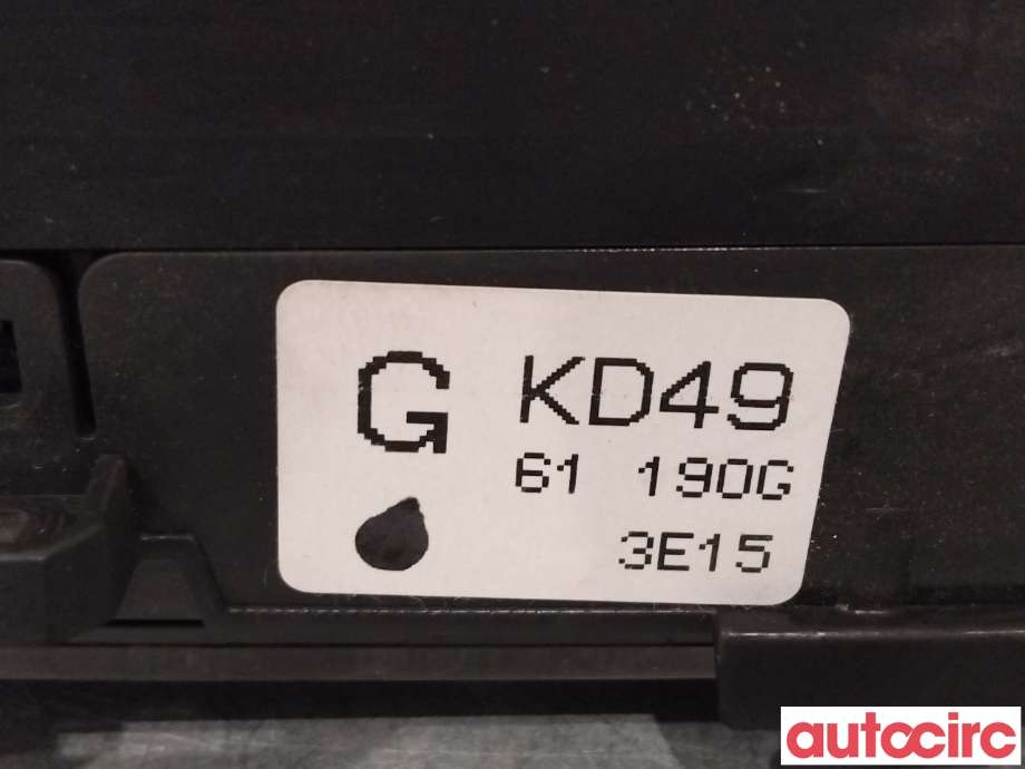Varmeapparat betjening til Mazda CX-5 2012-2017 (Type I)  (MAZDA|KD4961190G)
