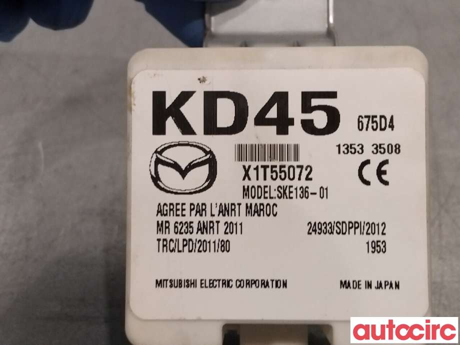 Styreenhet nøkkelfri/keyless til Mazda CX-5 2012-2017 (Type I)  (MAZDA|KD45675D4|X1T55072)
