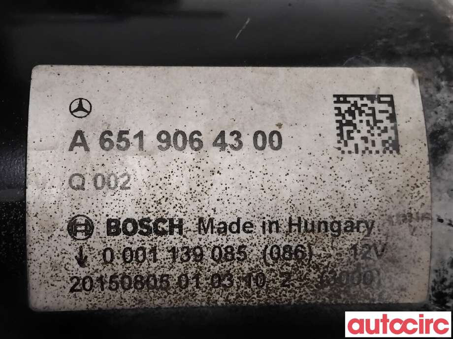 Starter diesel til Mercedes Vito 2014-->> (W447) (W447) (MERCEDES|A6519064300|0001139085)