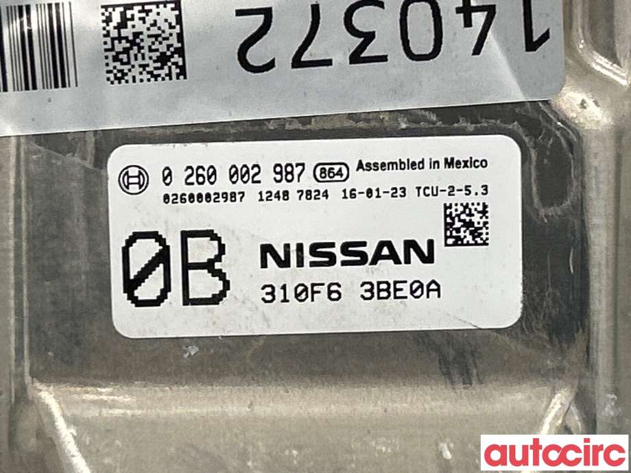 Styreenhet girkasse til Nissan Qashqai 2014-2021 (Type II)  (NISSAN|310F63BE0A|0260002987)