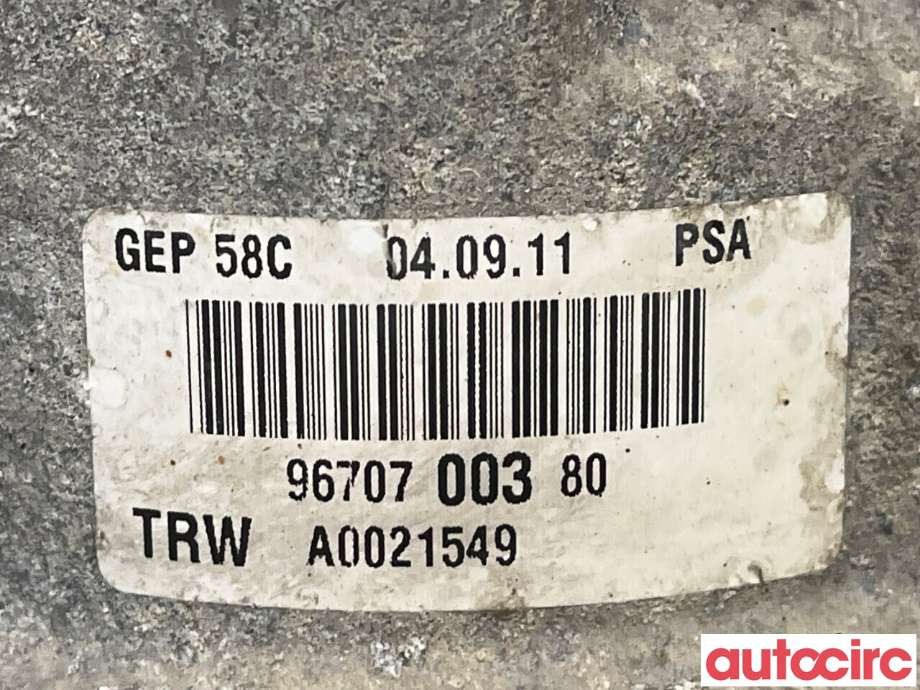 Servo pumpe elektrisk til Peugeot 308 2011-2013 (Type I, Fase 2)  (PEUGEOT|1610013780|9670700380)