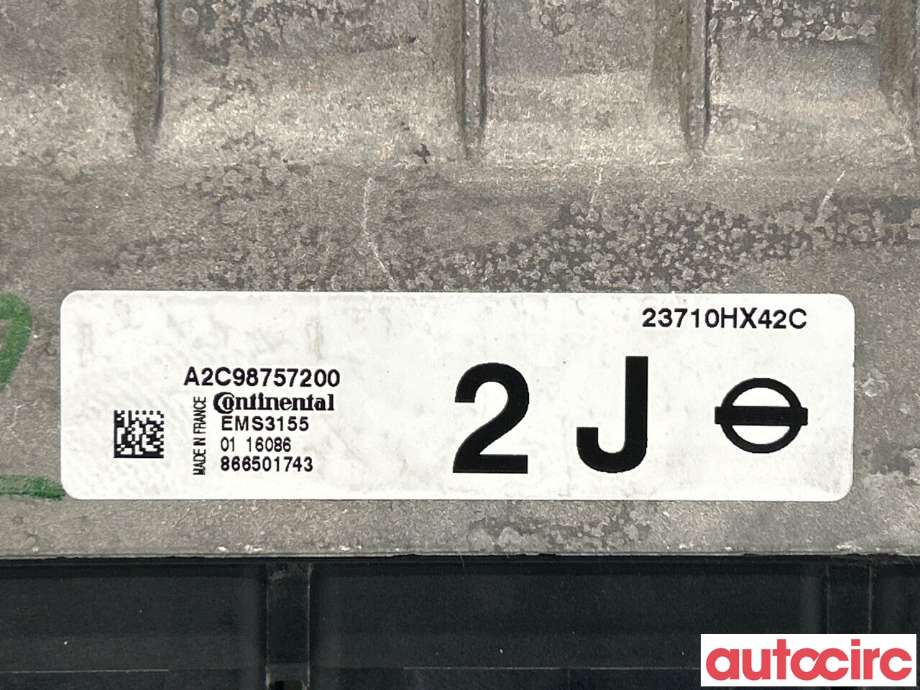 Styreenhet motor til Nissan Qashqai 2014-2021 (Type II)  (NISSAN|23710HX42C)