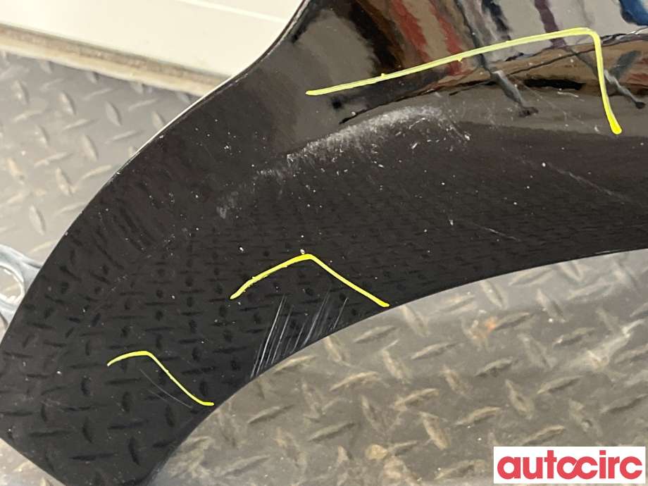 Skjerm høyre foran til Citroën C4 2004-2011 (Type I) (CITROEN|7841S2)
