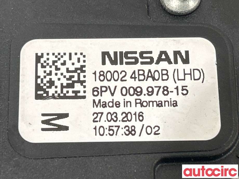 Pedal gass til Nissan Qashqai 2014-2021 (Type II)  (NISSAN|180024BA0B)