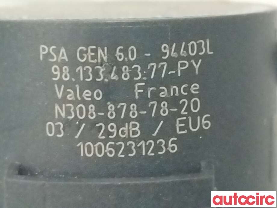 Parkeringssensor bak til Opel Mokka E 2020-->> (Type II)  (OPEL|9813348777|)