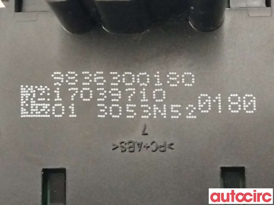 Bryter lys til Opel Mokka E 2020-->> (Type II)  (OPEL|9836300180|)