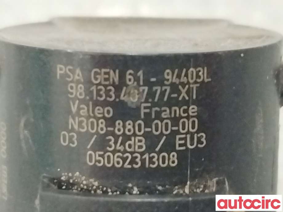 Parkeringssensor foran til Opel Mokka E 2020-->> (Type II) (OPEL|9813348777||9813348777XT)