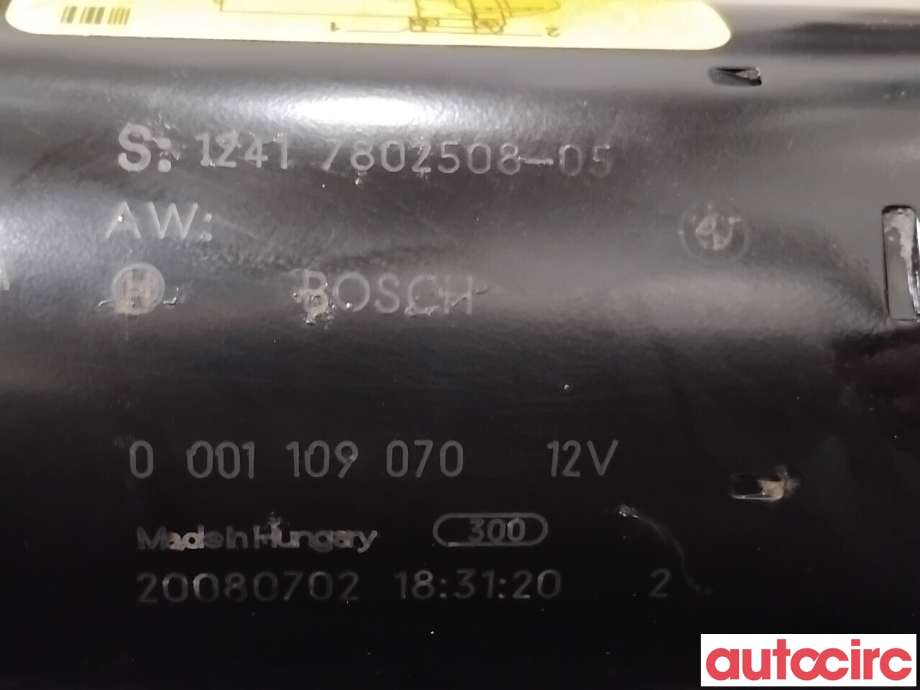 Starter diesel til BMW 5-Serie 2003-2010 (E60/E61) (E60/E61) (BMW|12418570238|0001109070|12417802508)