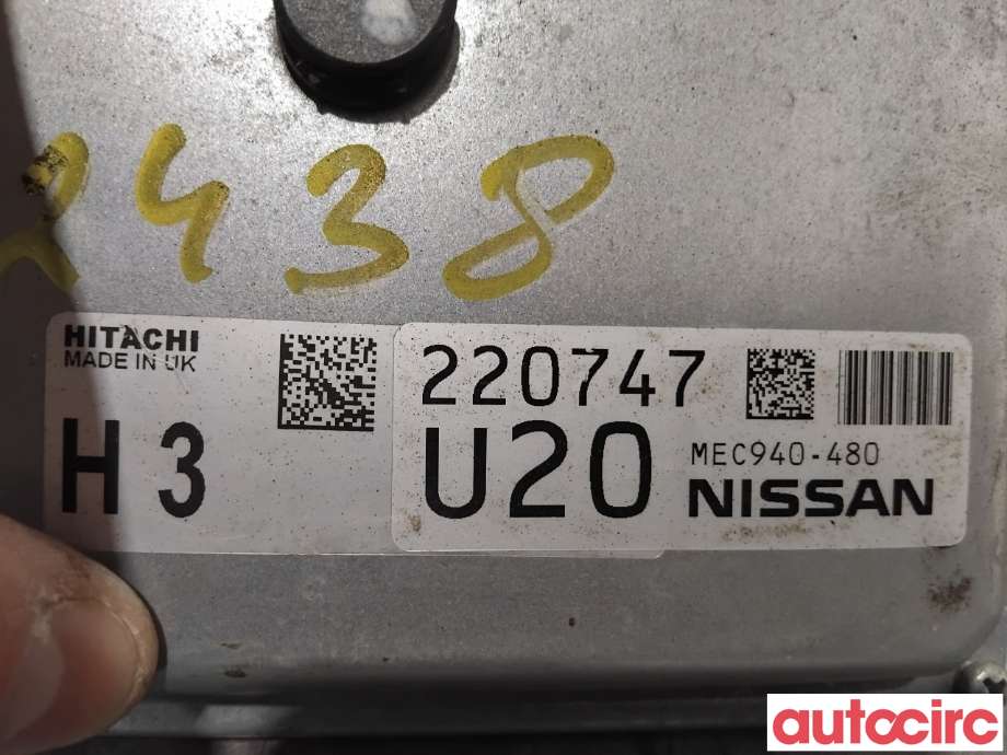 Styreenhet motor til Nissan Qashqai 2010-2014 (Type I, Fase 2) (NISSAN|237031KH0A|MEC940-480|)