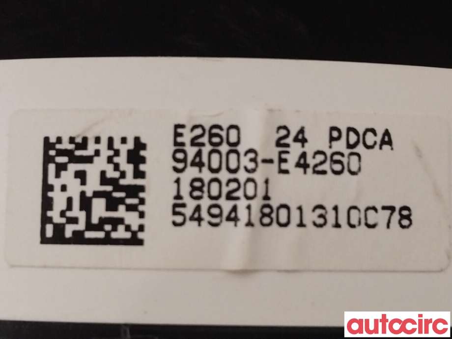 Instrumentpanel til Kia Soul 2014-2019 (Type II) (KIA|94003E4260)