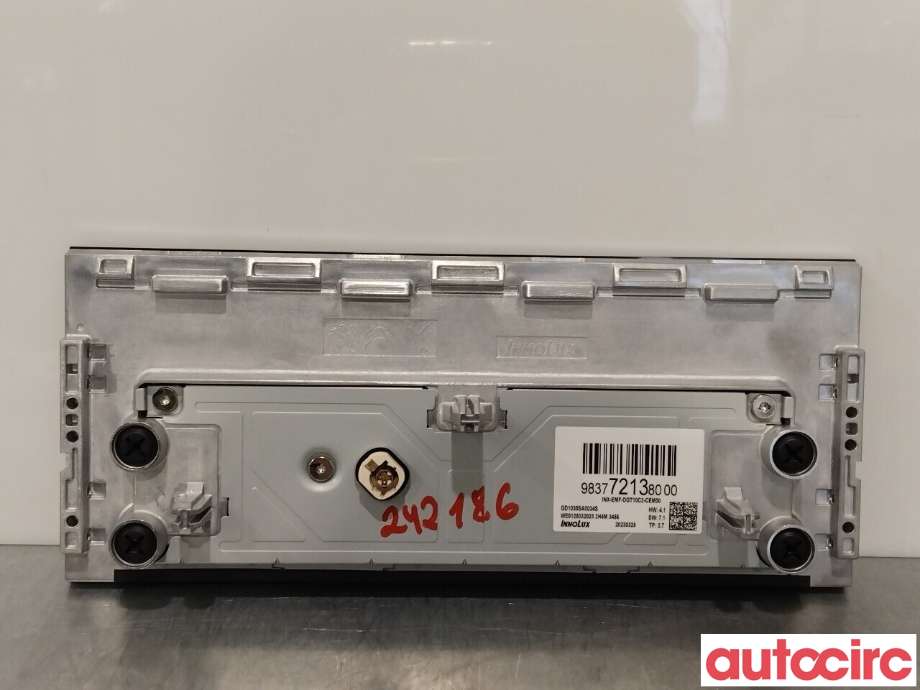 Multimedia display (MCU - Media Controller Unit) til Opel Mokka E 2020-->> (Type II) (OPEL|9837721380|)