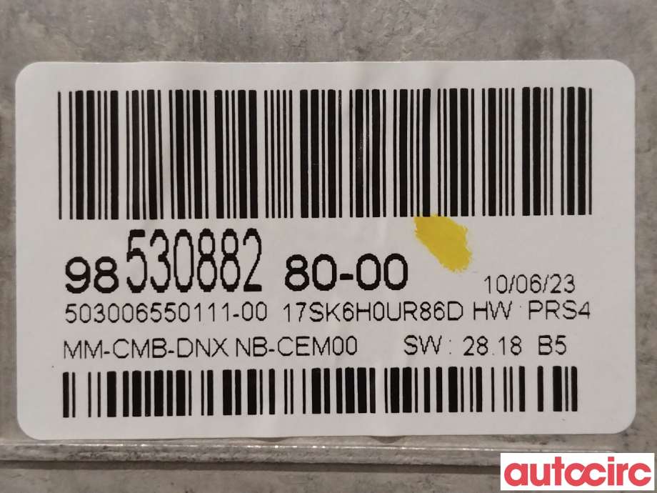 Instrumentpanel til Opel Mokka E 2020-->> (Type II)  (OPEL|9853088280|)