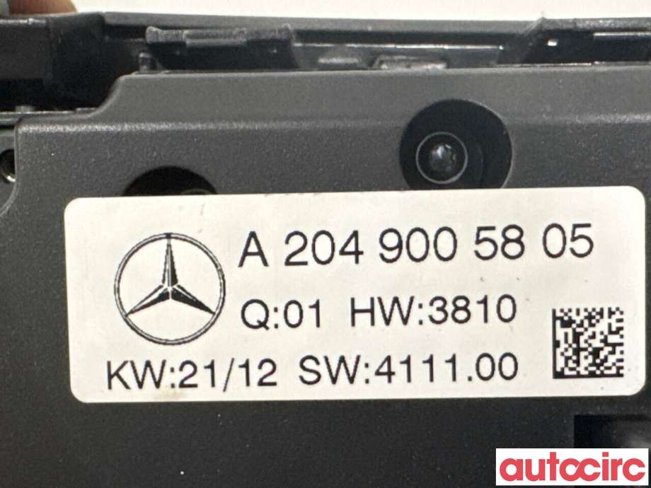 Varmeapparat betjening til Mercedes C-Klasse 2011-2014 (Fase 2) (W204) (W204) (MERCEDES|A2049006608||A2049007515)