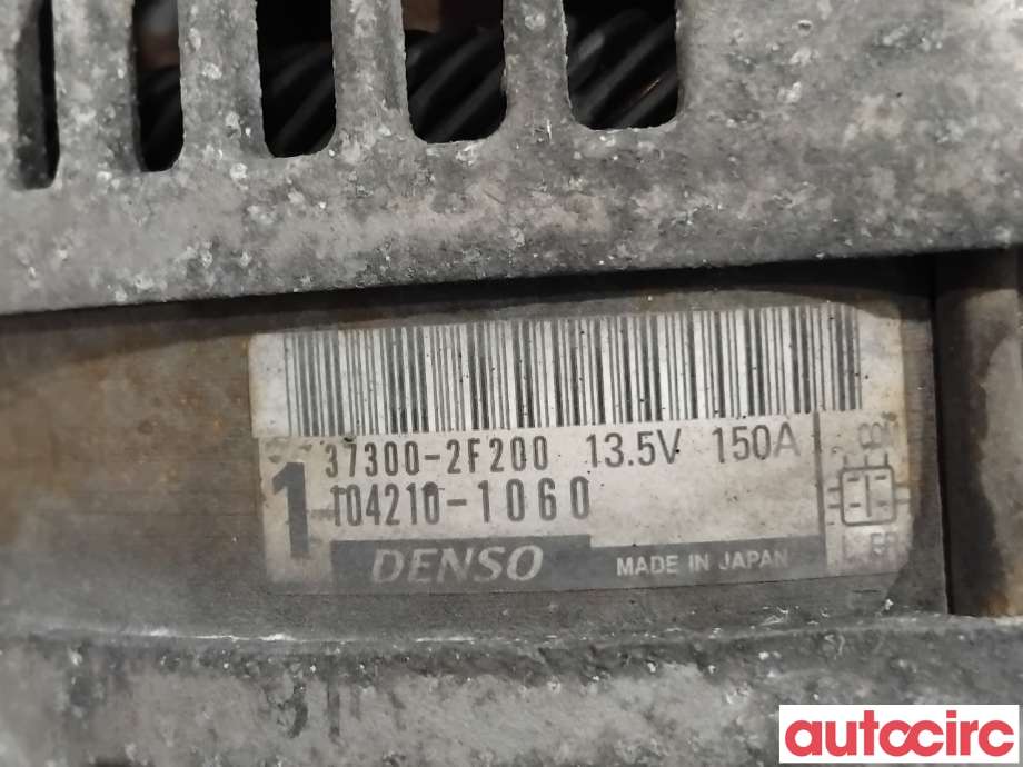 Dynamo til Kia Sportage 2010-2016 (Type III)  (KIA|373002F200|104210-1060|37300-2F200)