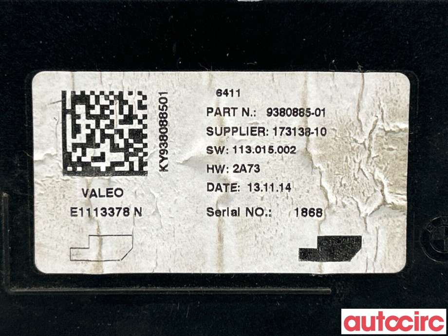 Styreenhet klima/aircondition til BMW 2-Serie 2014-2021 (F22/F23) (F22/F23) (BMW|64119874189|9380885)